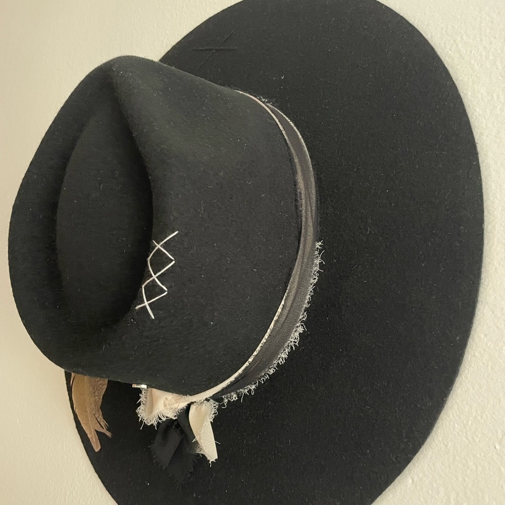 Custom Black Rancher Hat Size 57
